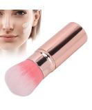Retractable Makeup Brush - Ergonomic Soft Bristles Cosmetic Tool for Travel | Pink Dustproof Portable Beauty Brush - Buy Online on GoSupps.com