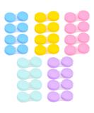 Volumoon 20PC Colorful Contact Lens Container Set | Travel-Friendly Protective Cases for Easy Storage & Access - Buy Online on GoSupps.com