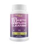 Keto Flow Cleanse - Natural Detox Aid for Energy & Gut Health | Keto Pills with Acai & Probiotics - Support Waste Elimination Worldwide - Buy Online on GoSupps.com