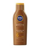 Nivea Sun Protect & Bronze Sunscreen with Browning Activator - LSF 6 200ml Carotene UVA/UVB Protection for Natural Tan - International Shipping Available - Buy Online on GoSupps.com