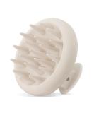 Heeta Scalp Massage Brush | Silicone Hair Brush for Wet & Dry Use | Soft Bristles | Oatmeal Color | Enhance Hair Health - Buy Online on GoSupps.com