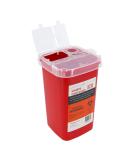 1 Quart Sharps Container with Split Lid and Locking Mechanism - Ever Ready First Aid - Buy Online on GoSupps.com