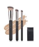 Foundation & Concealer Kabuki Brush Set for Flawless Makeup Application - Buy Online on GoSupps.com
