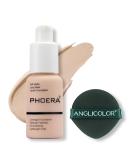 PHOERA Face Foundation Liquid Foundation Foundation Full Coverage Long Lasting Perfect 30ml Matte Oil-Control Concealer 6 Colors Optional Great Choice and Gift (#101 Porcelain 30ml) 30 ml (Pack of 1) #101 Porcelain - Buy Online on GoSupps.com