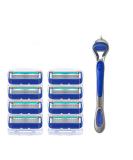 Shop 5 Men Razor Blades - Compatible 8 Blade Refills | Premium Facial Care Shave Kit for Men - Buy Online on GoSupps.com