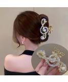 Gold Hair Clip Music Note Claw Clip  Metal Hair Claw Clips for Women Girls Musical Score Hair Design Hair Accessories Strong Hold Hair Jaw Clips for Thick Hair piano - Buy Online on GoSupps.com