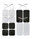 Replacement Electrode Pads for AUVON & TENS 7000 Unit - 12 Combo Pack 2X2 and 2X4 Self-Adhesive Pads for Lower Back Pain Relief - Latex-Free - Buy Online on GoSupps.com