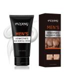 Intimate Hair Removal Cream for Men | Easy Application & Durable Formula | Flawless Depilatory Cream for All Skin Types - Black Box - Buy Online on GoSupps.com