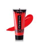 Mysense Red Cream Face Body Paint 2 OZ - Water Based Makeup for Adults Raven Cosplay, SFX Costumes, Festivals & Halloween - Buy Online on GoSupps.com