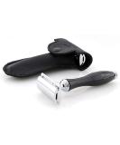 Classic Safety Razor - Double Edge Barber Razor with Free Leather Shaving Case | International Shipping Available - Buy Online on GoSupps.com