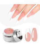 Beautilux Rose Builder Nails Gel 50g Soak Off Non-leveling French Extension Gel French Jelly Gel Extension for Nail Art BYCJ50-03 Rose - Buy Online on GoSupps.com