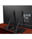 2 Pcs TV Straps Child Safety Furniture Anchors - Adjustable Wall Mounts for Baby Proofing Flat Screen TVs, Dressers & Cabinets - Heavy Duty, Long VESA Screws for Latest TVs - Black - Buy Online on GoSupps.com