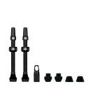 Muc-Off Tubeless Valves V2, Black 44mm - Tubeless Valve Stems with Valve Core Removal Tool for Tubeless Tires - Includes Presta Valve Stem Caps - Buy Online on GoSupps.com