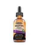 SBR Nutrition Biotin Liquid Drops 5000mcg - 60 Servings, 1.0Fl.oz (30ml) Vanilla Flavor - Buy Online on GoSupps.com
