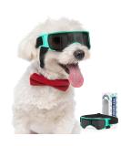 Lewondr Sunglasses for Dogs - UV Safety & Windproof Glasses with Adjustable Rubber Band | Waterproof Outdoor Dog Eyewear in Black & Blue - Buy Online on GoSupps.com