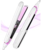 Buy NOVUS 1 Inch Ceramic Hair Straightener - 2-in-1 Flat Iron for Curls Fast Heat Travel-Friendly Dual Voltage 110-240V - Perfect Hot Tools for All Hair Types - Buy Online on GoSupps.com