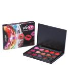 15-Color Professional Lip Gloss Palette | High-Quality Lipstick Palette for Makeup - International Shipping Available - Buy Online on GoSupps.com
