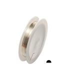 Craft Wire 24 Gauge Half Round 925 Sterling Silver Wire - 25FT USA Made - Buy Online on GoSupps.com