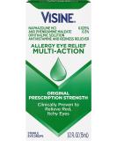 Visine-A Eye Allergy Relief Drops Multi-Action Eye Drops 0.5 fl oz Pack of 4 Fast Relief for Itchy Red Eyes International Shipping Available - Buy Online on GoSupps.com