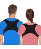 Back Brace Posture Corrector | Adjustable Upper Back Support for Pain Relief | Ideal for Men & Women - Buy Online on GoSupps.com