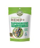 Manitoba Harvest Organic Hemp & Supergreens Powder 7.5 oz - Vegan Superfood with Protein, Fiber, Vitamins & Minerals - Buy Online on GoSupps.com