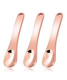 Wllhyf Mini Metal Makeup Spatula - Reusable Beauty Applicator for Face Masks Creams & Lotions | Rose Gold | Skincare Tool - Buy Online on GoSupps.com