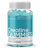 Creatine Gummies: 3000mg Monohydrate for Men & Women - 60 Chewables - Vegan & Natural Berry Flavor - Buy Online on GoSupps.com
