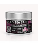 Dead Sea Salt Body Scrub Peeling Sorbet with Aloe Vera & Avocado Oil | Exfoliating Skin Renewing Treatment - Buy Online on GoSupps.com