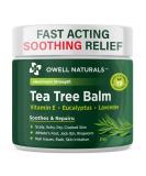 OWELL NATURALS Tea Tree Balm Oil 2oz - Soothes Acne Itchy Skin & Rashes - Vitamin E Paraben-Free Multi-Use for Insect Bites & Burns - Buy Online on GoSupps.com