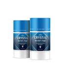 Crystal Magnesium Solid Stick Deodorant for Men & Women, Aluminum-Free & Non-Irritating, Odor-Fighting Sea Salt + Sage, 2.5 oz (Pack of 2) - Buy Online on GoSupps.com