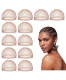 Dreamlover hair network for wigs transparent wig's cap reverse network for women HD WIG Caps dark brown 12 pieces HD dark brown - Buy Online on GoSupps.com