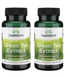 Swanson Green Tea Extract 500 mg - 60 Capsules for Antioxidant Support - Buy Online on GoSupps.com
