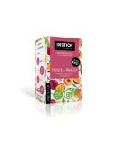 Intick |Sugar-free instant drink-peach-maracuja |1 pack for 12 x 0.5-1 l |Vegan low in calories with vitamin C flavored instant beverage powder taste for water - Buy Online on GoSupps.com