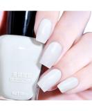 TBeautfave Milky White Nail Polish White Nail Polish Quick Dry Long Lasting White Nail Varnish - Water Based No Need Cure Nail Gel Polish Non-Toxic Breathable Nail Polish Home Nail Art 06 - Buy Online on GoSupps.com