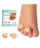 Welnove Gel Toe Separators - Small Toe Pillows & Sleeves for Friction Relief (8 Pack Beige) - International Shipping Available - Buy Online on GoSupps.com