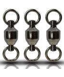 GERUITE High Strength Ball Bearing Swivels, 20 Pack Size 0 (31lb) - Corrosion Resistant Fishing Swivels for Saltwater & Freshwater Fishing - Buy Online on GoSupps.com