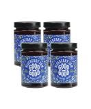 GOOD GOOD Sweet Blueberry Jam - Keto Friendly - Low Calorie Without Added Sugars - Vegan - Gluten Free - Preserves - 330g x4 - Buy Online on GoSupps.com