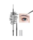 Professional Micro Brow Pencil 2Pcs Set | Longwearing Waterproof Eyebrow Pencil for Women - Gray - Buy Online on GoSupps.com
