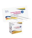 Dynarex Lemon-Glycerin Swabsticks - Soothing Dry Mouth Relief - 75 ct Box - Buy Online on GoSupps.com