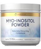 Carlyle Myo-Inositol Powder Supplement - 1.5 lbs - Vegetarian, Non-GMO, Gluten Free - Buy Online on GoSupps.com