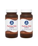 Dynarex Sterile Wound Care Plain Packing Strips with Iodoform - 100% Cotton, Soft & Absorbent - 1/4 x 5 yd (2 Jars) - Buy Online on GoSupps.com