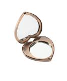 EYIDADAE Heart-Shaped Antique Red Mini Pocket Mirror for Travel - Stylish Makeup Accessory - Buy Online on GoSupps.com