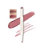 Boobeen Double-ended Lipstick & Lip Liner | Creamy Matte Lip Pencil for Women | Long-lasting Velvety Lip Gloss - 02 - Buy Online on GoSupps.com