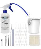 BOCOOLIFE Earwax Removal Kit - Ear Cleaning System with Lighted Curette, Basin, and 30 Tips - Safe and Easy Ear Wax Cleaner for All Ages - Buy Online on GoSupps.com