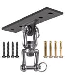 Dolibest Heavy Bag Hanger Wall Ceiling Mount Hook - 360 Rotation, 600 LB Capacity - Ideal for Strength Training, Aerial Yoga, Hammock, Resistance Band Sets - Buy Online on GoSupps.com