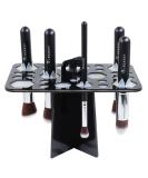BEAKEY Makeup Brush Drying Rack & Holder | Collapsible Stand with 28 Holes for Brushes | Black Dryer Stand - Buy Online on GoSupps.com