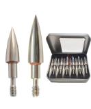 Field Point 100/125/150/200 Grain Field Tips - Hunting Arrow Points - Threaded Archery Tips - Screw-in Broadheads (12 PCS) - Buy Online on GoSupps.com
