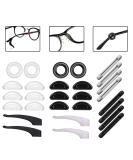 IME Silicone Anti-Slip Eyeglass Nose Pads & Temple Tips - 14 Pairs for Adults & Kids - Buy Online on GoSupps.com