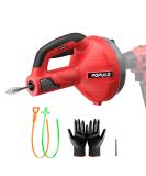 POPULO 23Ft Drain Auger - Heavy Duty Clog Remover for Kitchen & Bathroom | Manual & Powered Snake Tool with Drill Adapter - Buy Online on GoSupps.com