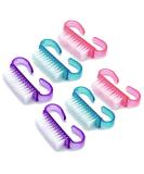6PC Nail Brushes Set - Professional Handheld Nail Cleaning Tools & Accessories for Dust Removal and Finger Care - Buy Online on GoSupps.com